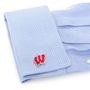 U of Wisconsin Badgers Cufflinks and Money Clip Gift Set