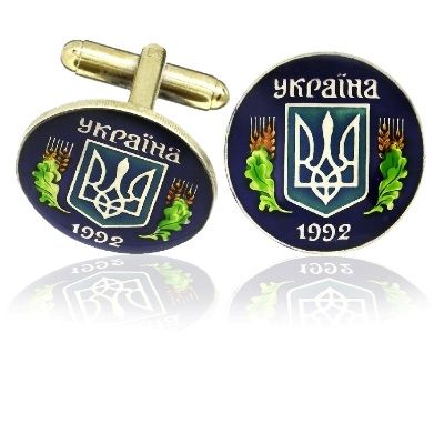 Ukraine Coin Cuff Links