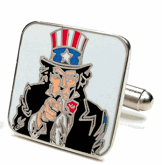Uncle Sam Cufflinks
