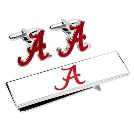 University of Alabama Crimson Tide Cufflinks and Money Clip