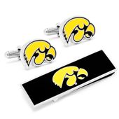 University Of Iowa Hawkeyes Cufflinks And Money Clip Gift Set