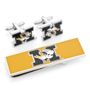 University Of Missouri Cufflinks And Money Clip Gift Set