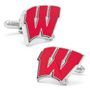 University of Wisconsin Badgers Cufflinks and Tie Bar Gift S