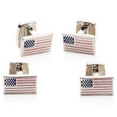 Usa Flag Studs Set
