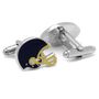Varsity Football Blue and Yellow Cufflinks