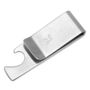 Varsity Stripes Black Red and White Bottle Opener Money Clip