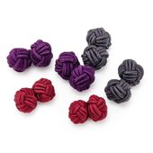 Vino Silk Knot Cuflinks