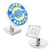 Vintage Chevrolet Super Service Sign Cufflinks