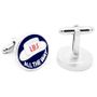 Vintage "Lbj All The Way" Button Cufflinks