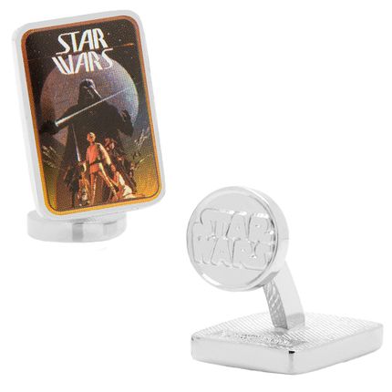 Vintage Star Wars Episode 4 Movie Poster Cufflinks