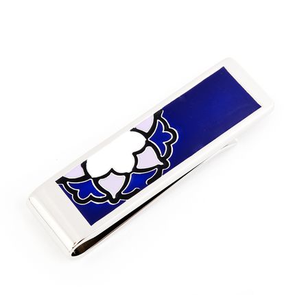 Violet English Bloom Money Clip