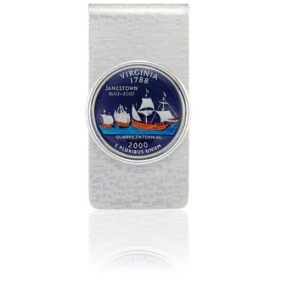 Virginia State Quarter Coin Money Clip