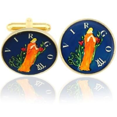 Virgo-The Virgin Coin Cufflinks
