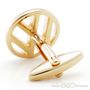 Volkswagen Symbol in Gold Cufflinks