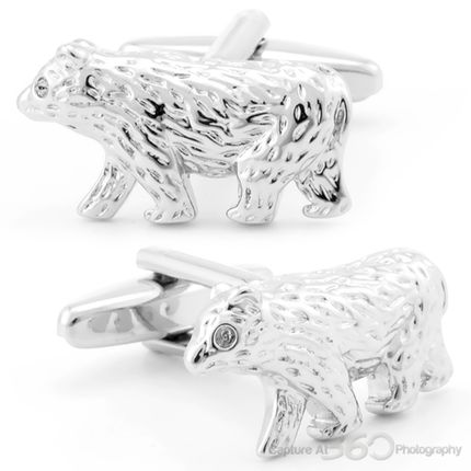 Walking Bear Cufflinks