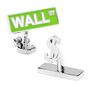 Wall Street and Dollar Sign Cufflinks