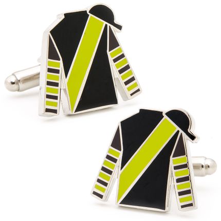 War Admiral Jockey Cufflinks