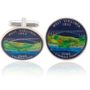 West Virginian Quarter Coin Cuff Links