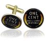 Wheat Cent Coin Cuff Links