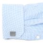 White And Black Enamel Houndstooth Cufflinks