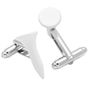 White Golf Tee Cufflinks