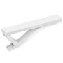 White Stainless Steel Tie Clip-CLI-OB-WHT-TC