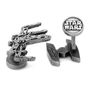 X-Wing and TIE Fighter Battle Ships Cufflinks