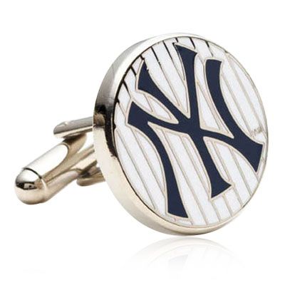 Yankees Pinstripe Cufflinks