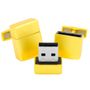 Yellow 8GB USB Flash Drive Cufflinks