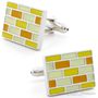 Yellow Brick Cufflinks
