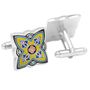 Yellow Spanish Bloom Cufflinks