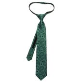 Yoda Paisley Boys' Zipper Silk Tie