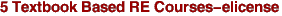 5 Textbook Based RE Courses-elicense
