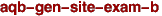 aqb-gen-site-exam-b