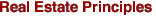 Real Estate Principles