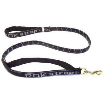 3 in 1 Anti-Pull Solid Rubber Leash Size: Medium (54" H x 0.75" W x 0.25" D), Color: Black Reflective