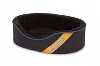Arm & Hammer Lounger Plush/Suede Coffee Bean or Dark Pebble Blue 18X14X5in