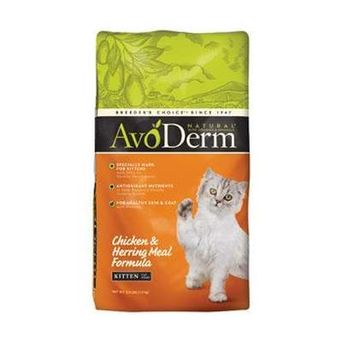 AvoDerm Natural Chicken and Herring Meal Corn Free Formula Kitten Food, 3.5-Pound