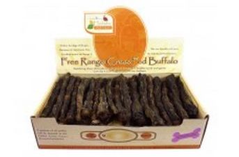 Canine Caviar Buffalo California Rolls Tail 6in/50ct