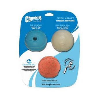 Chuckit! Fetch Medley Balls 3-Pack
