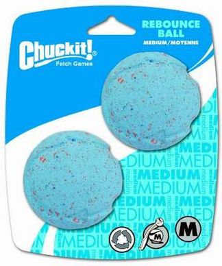 Chuckit! Medium Rebounce Ball 2.5-Inch, 2-Pack