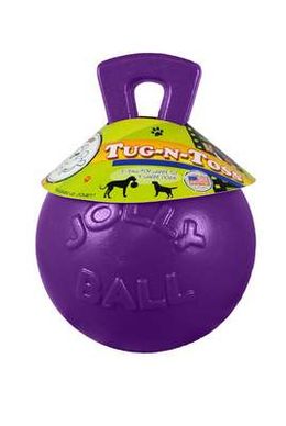 Jolly Pets Tug-n-Toss - Heavy Duty Chew Ball w/ Handle