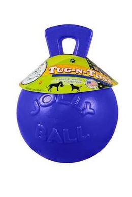 Jolly Pets Tug-n-Toss - Heavy Duty Chew Ball w/ Handle