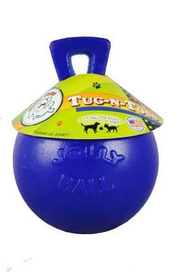 Jolly Pets Tug-n-Toss - Heavy Duty Chew Ball w/ Handle