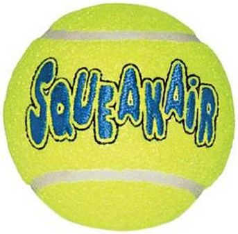 KONG Squeaker Tennis Balls Dog Toy, 3-Pack