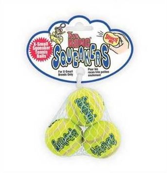 KONG Squeaker Tennis Balls Dog Toy, 3-Pack