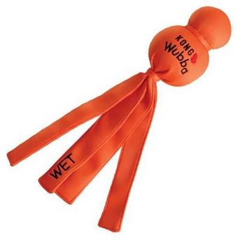 Kong Wet Wubba Dog Toy large- 15.5" length x 3.25" width x 4.5" depth