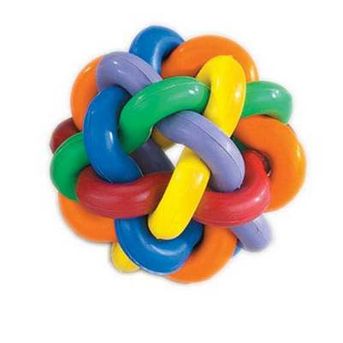 Multi Pet Nobbly Wobbly Dog Rubber Ball-Medium