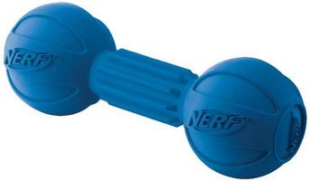 Nerf Dog Barbell Chew Toy, Medium
