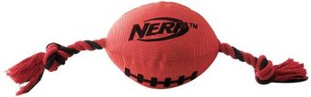 Nerf Dog Plush Tug Football Rope, Large